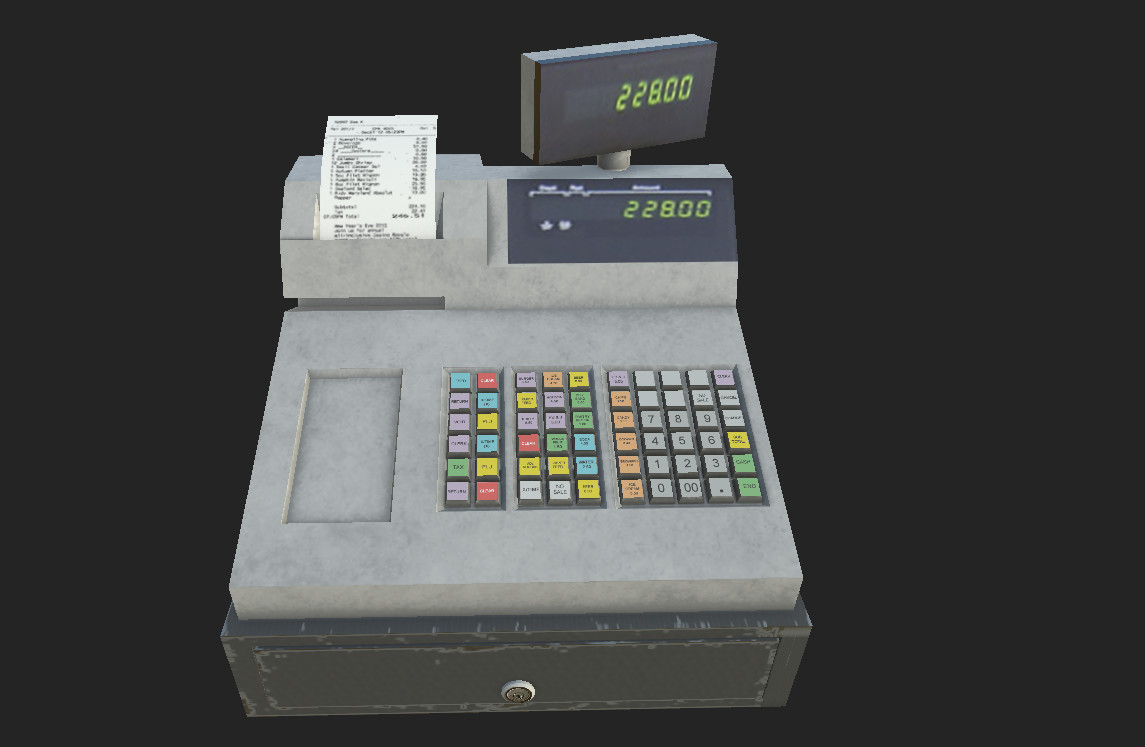 ArtStation - Cash Register | Game Assets