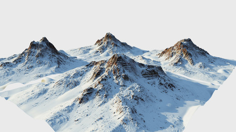 Snow mountain Pack - World Machine - Type2