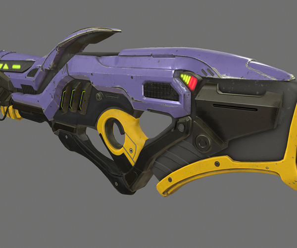 ArtStation - Alien Gun Game redy | Game Assets