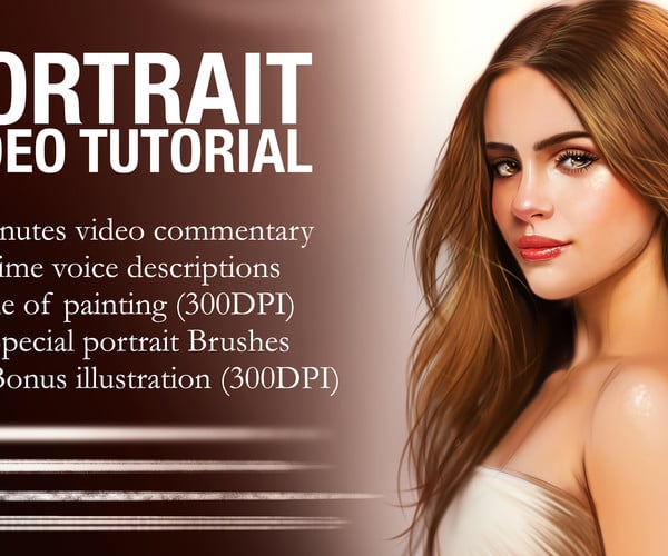 ArtStation - Portrait Painting in Photoshop Video Tutorial | Tutorials