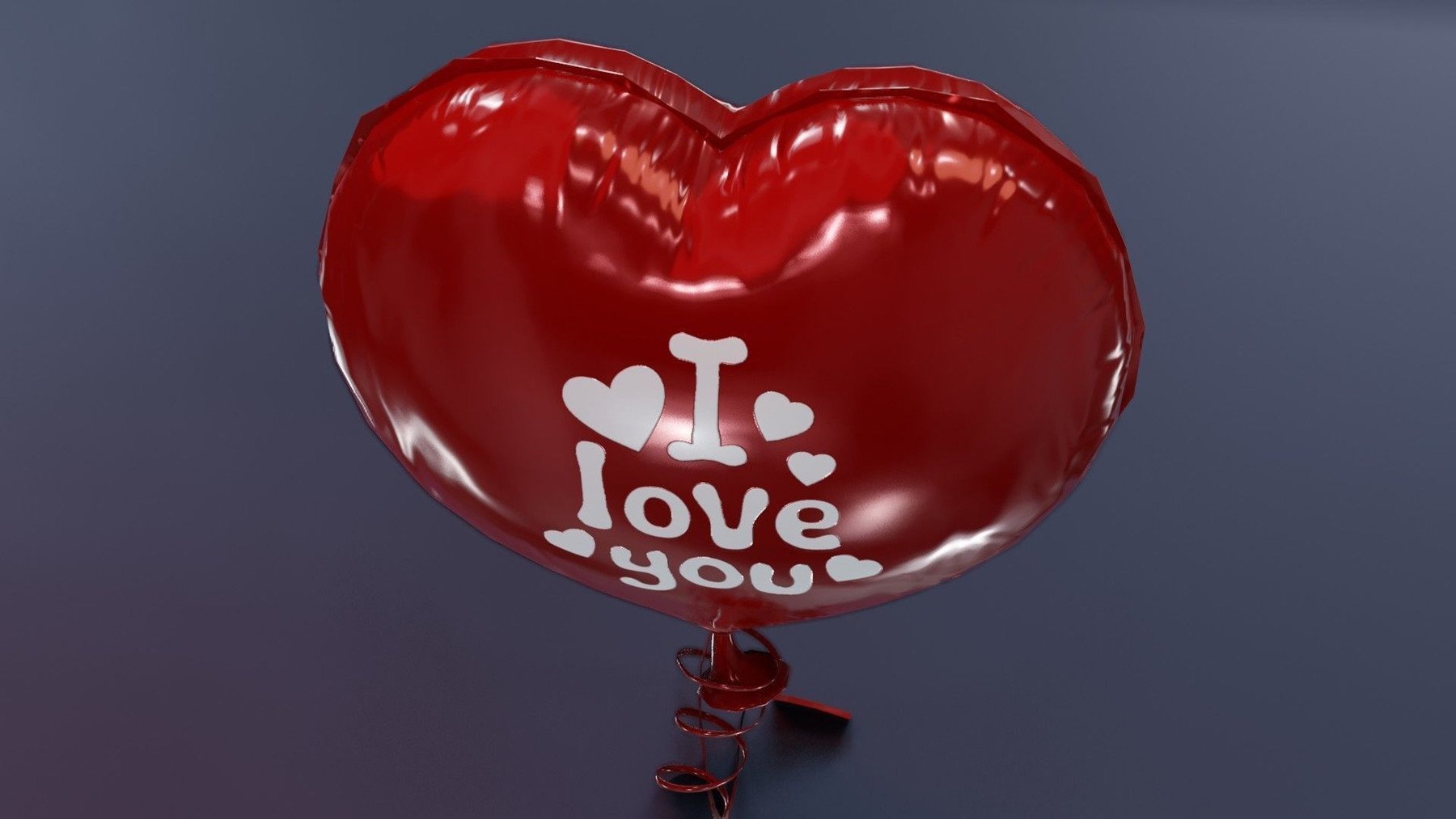 ArtStation - Balloon Heart Shaped 3D Model | Game Assets