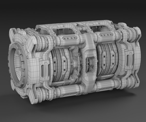 ArtStation - Sci Fi Mega Elements KITBASH - SUBDIVISION READY - Full 3D ...