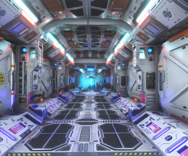 ArtStation - Sci Fi Floor Panel ( Free ) | Game Assets