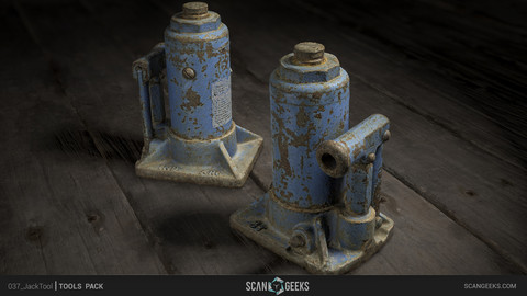 Jack Tool - Photogrammetry Asset 3D PhotoScan