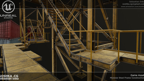 UE4 Modular Steel Constructions