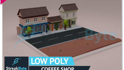 Low Poly Coffee Shop