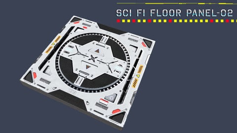 Sci Fi Floor Panel - 02