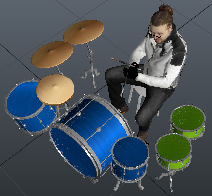 ArtStation - Rock Band 3D Model