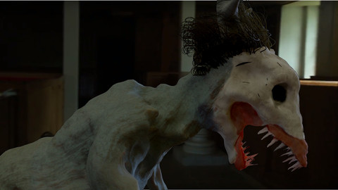 Rigged Wendigo for Animating