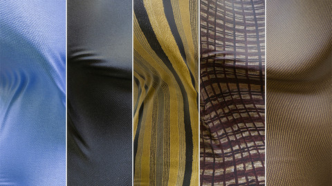 12 Photoscanned Fabric Materials