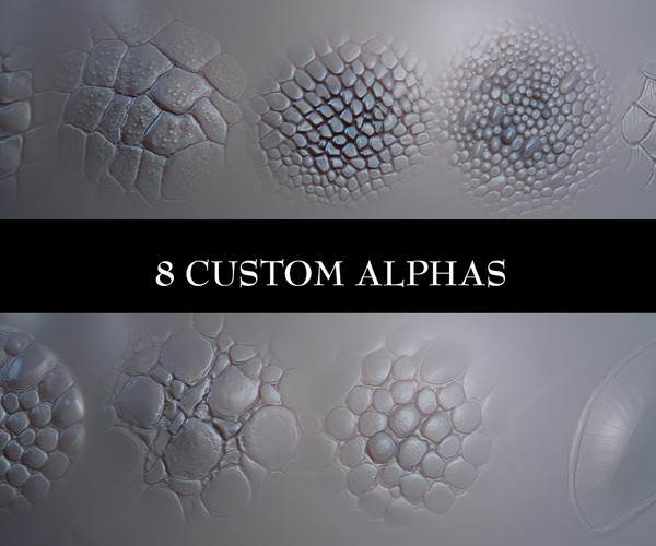 ArtStation - Scale Alphas | Brushes