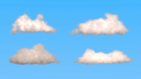 Cloud 3D Shape v4
