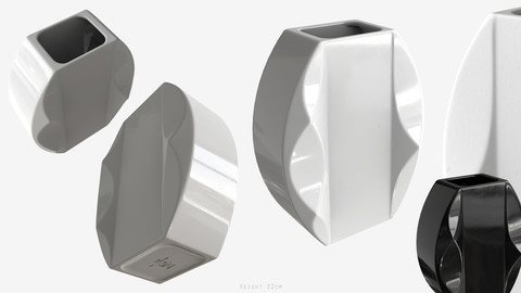 Low-poly PBR Decoration Vase - 016