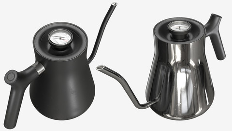 Low-poly PBR Tea/Coffee Drip Kettle - 003