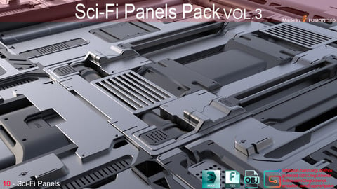 Sci-Fi Panels Pack vol 03