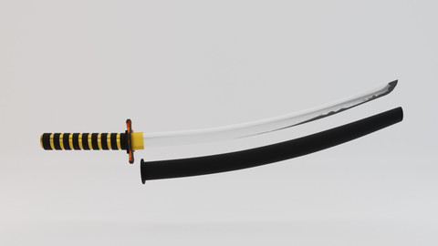 Katana 3D Model