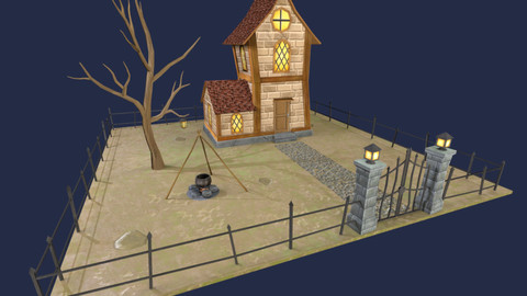 Fantasy House Lowpolygon
