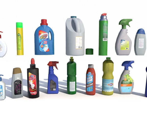 ArtStation - Cleaning Products | Game Assets