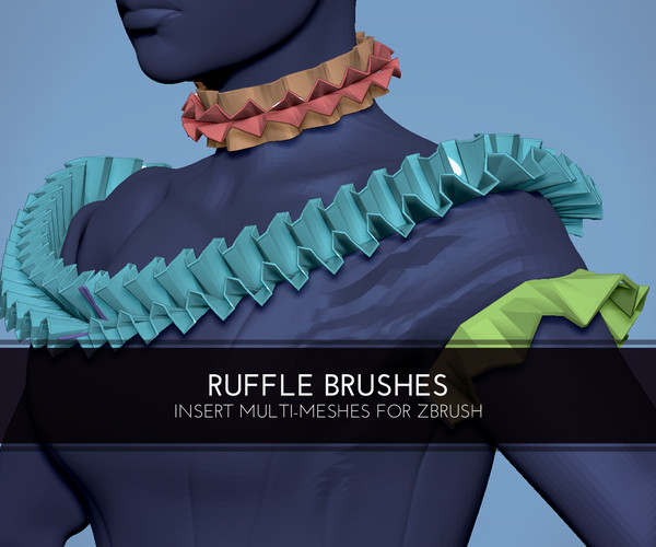 ruffle zbrush brush