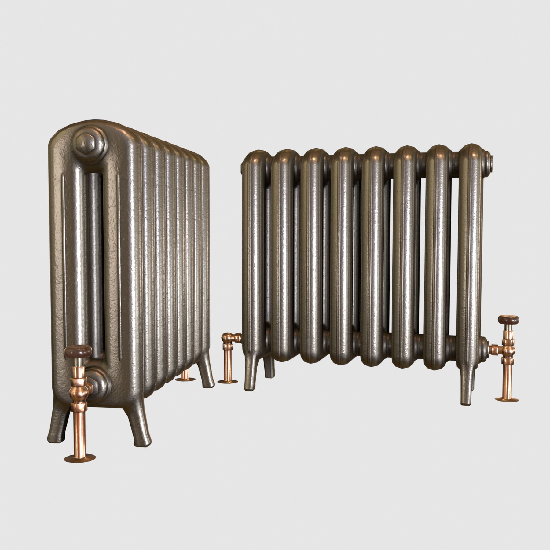 ArtStation Vintage Cast Iron Radiator Game Assets