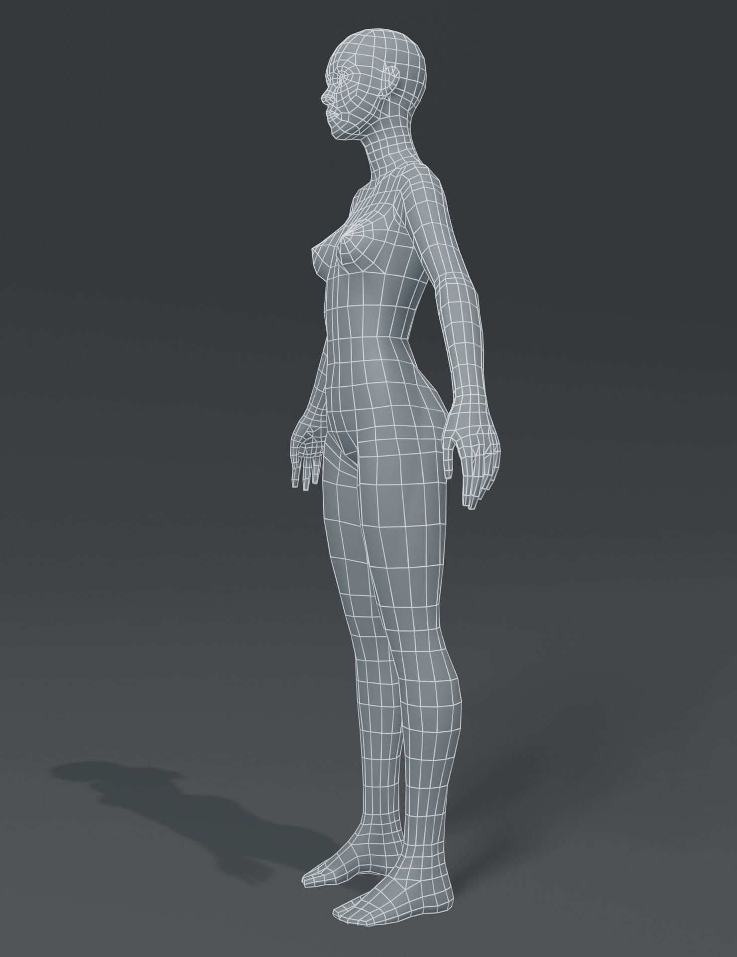 3d model female body free blender games