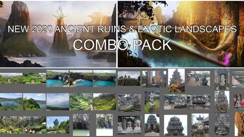 New 2020 Ancient Ruins and Exotic Landscapes COMBO PACK