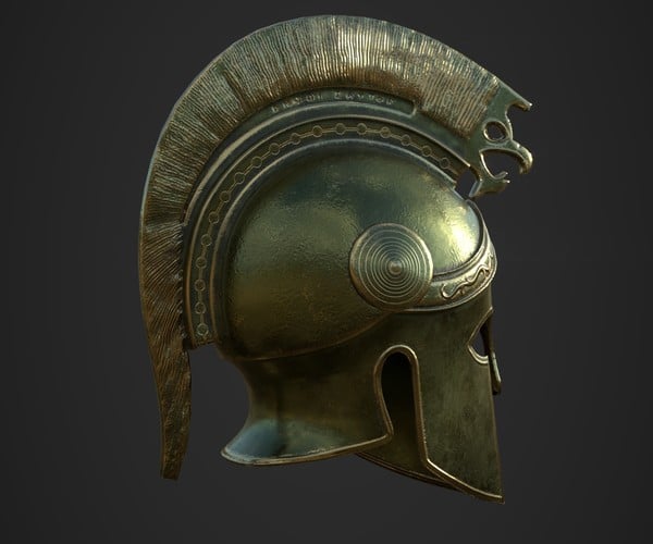 ArtStation - Greek Hoplite helmet (Macedonian 3rd century BC) | Resources