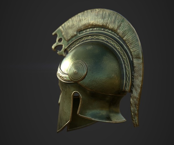 ArtStation - Greek Hoplite helmet (Macedonian 3rd century BC) | Resources