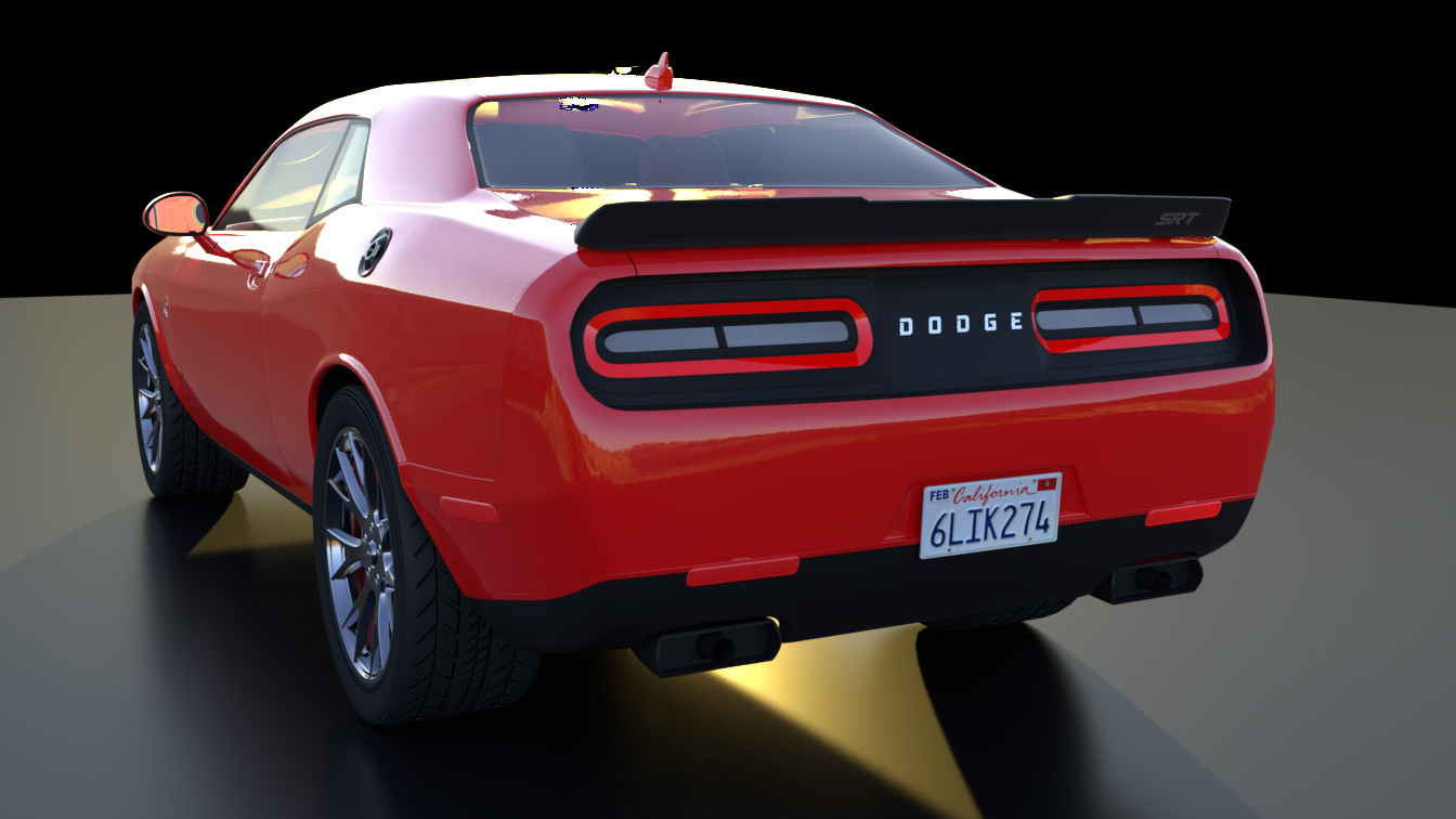 rc dodge challenger srt hellcat