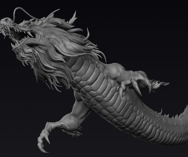 ArtStation - Chinese Dragon Zbrush Sculpt | Resources