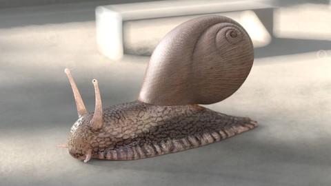 Snail Insect Rigged PBR