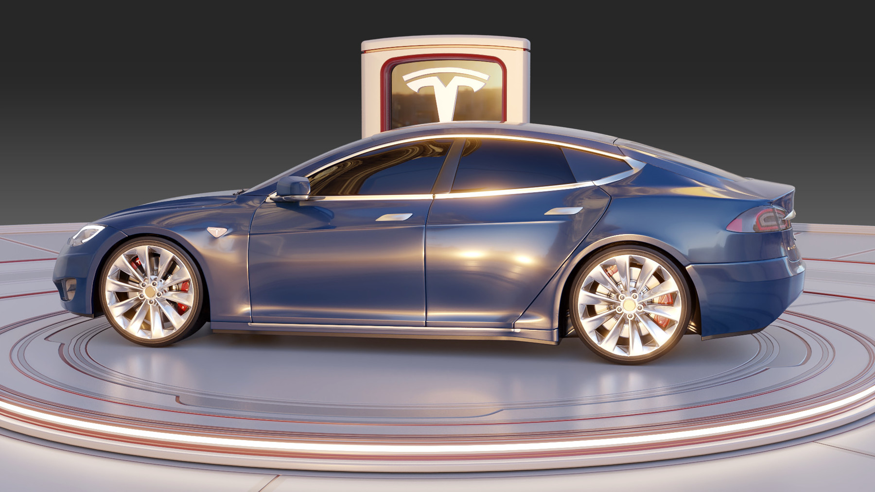 Tesla 3d model