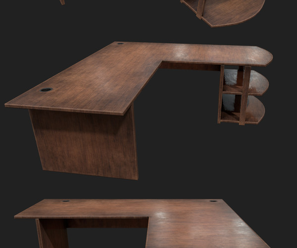 ArtStation office desk Game Assets