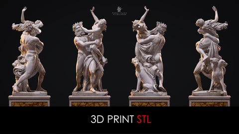 3D Printing Bernini Proserpina Full Statue