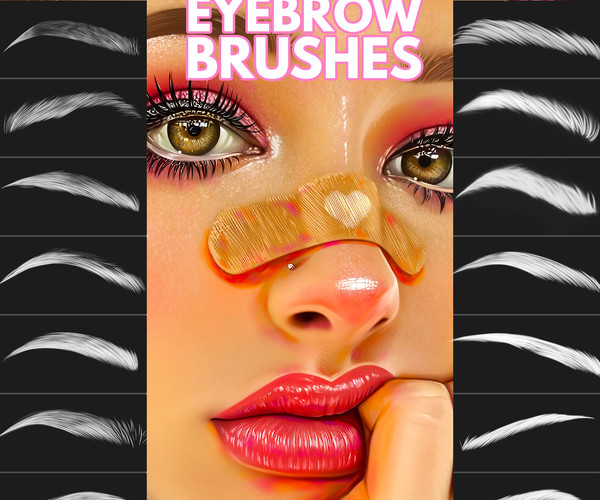 ArtStation - Eyebrow Brushes for Photoshop | Artworks