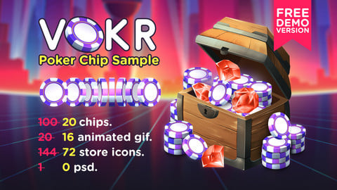 FREE Poker Chip Icon Set