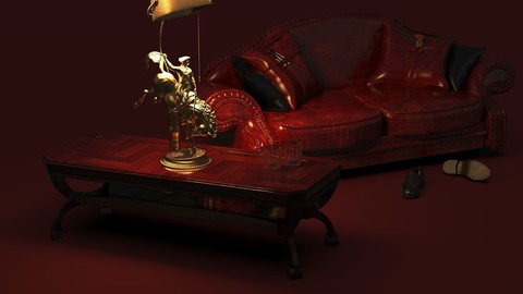 scene render armchair