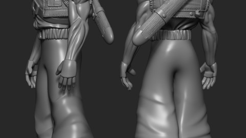 video putting in position dragon ball z character