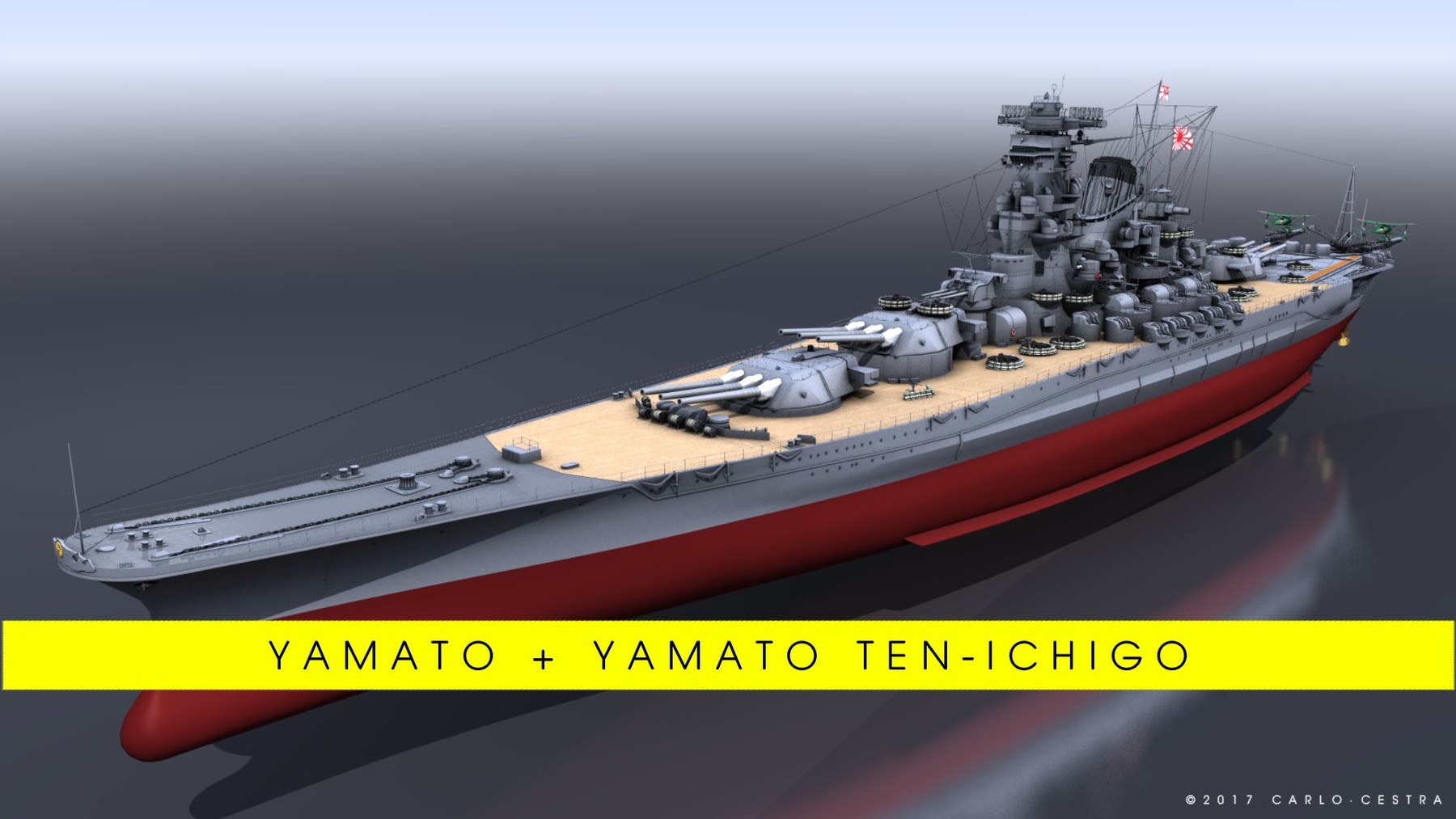 ArtStation - BATTLESHIP YAMATO BUNDLE | Game Assets