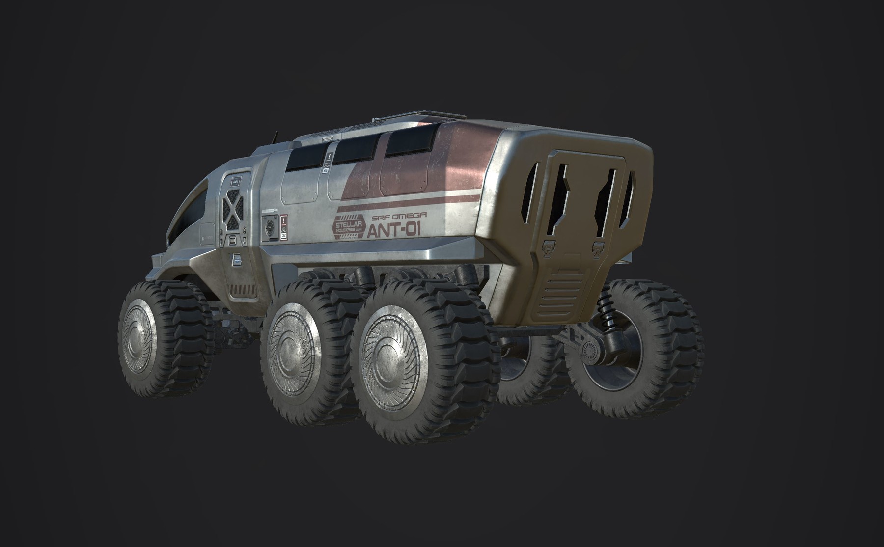 ArtStation - Planetary Rover ANT-01 Stellar Industries corp. | Resources