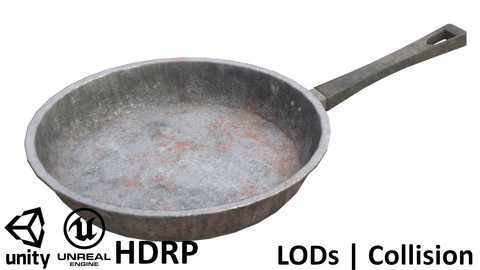 Frying Pan Old and Dirty