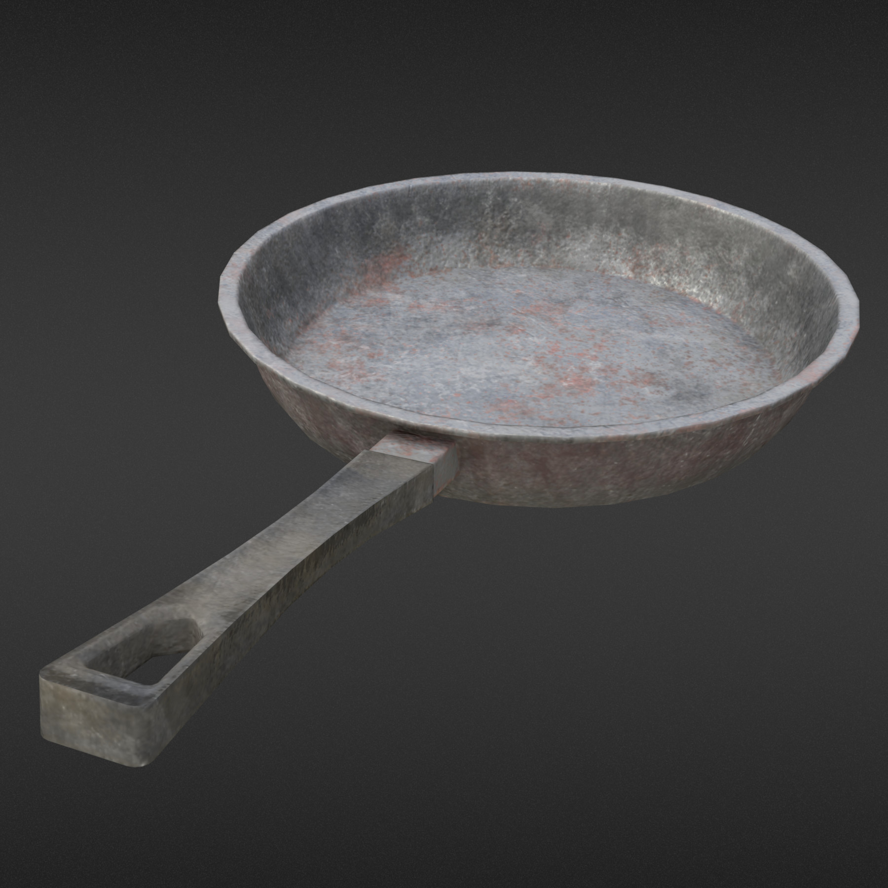 ArtStation Frying Pan Old and Dirty Game Assets