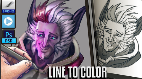 LINE TO COLOUR - LOL RAKAN !