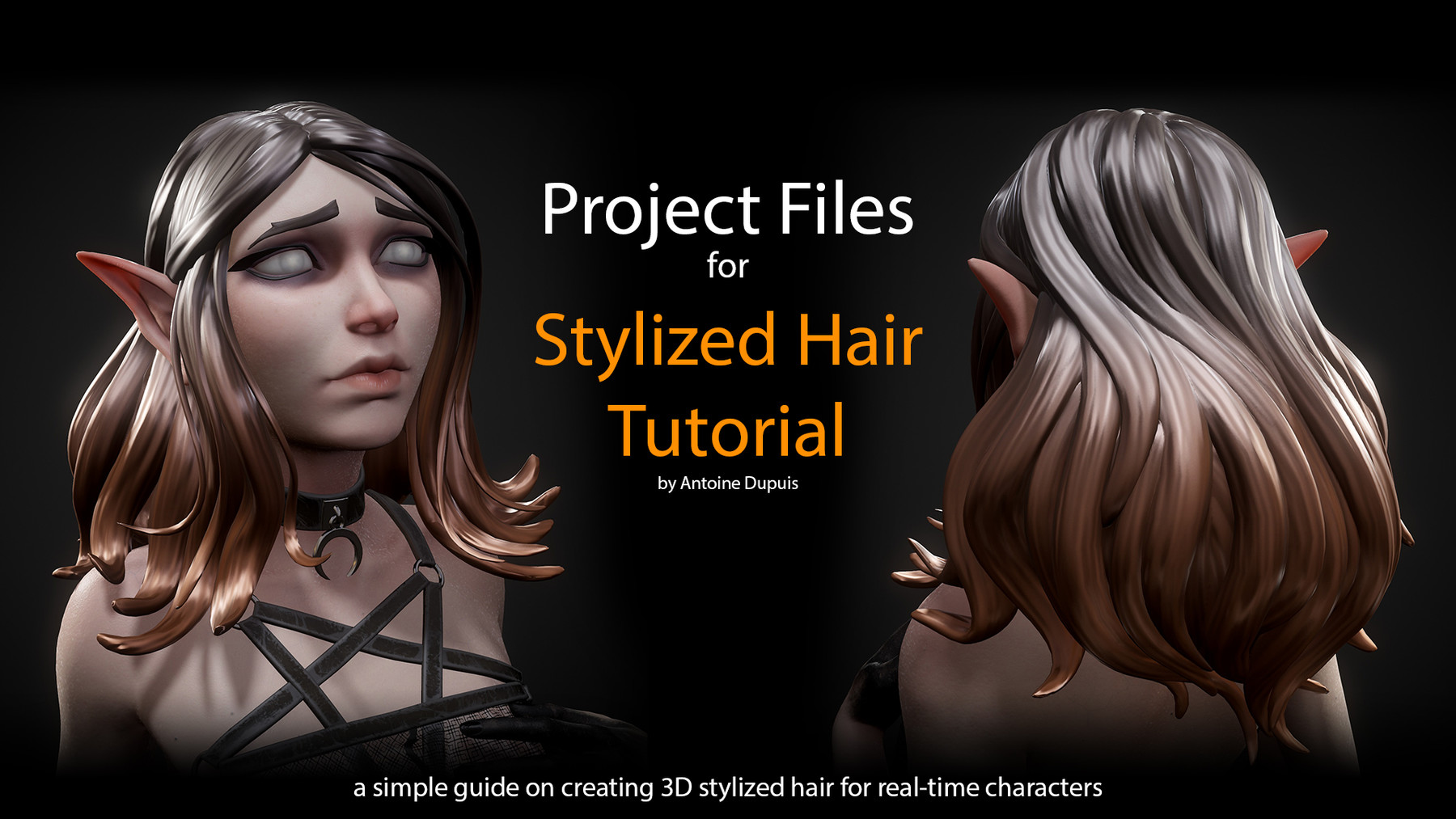 ArtStation - Stylized Hair Tutorial - PROJECT FILES | Resources