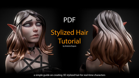 Stylized Hair Tutorial - PDF