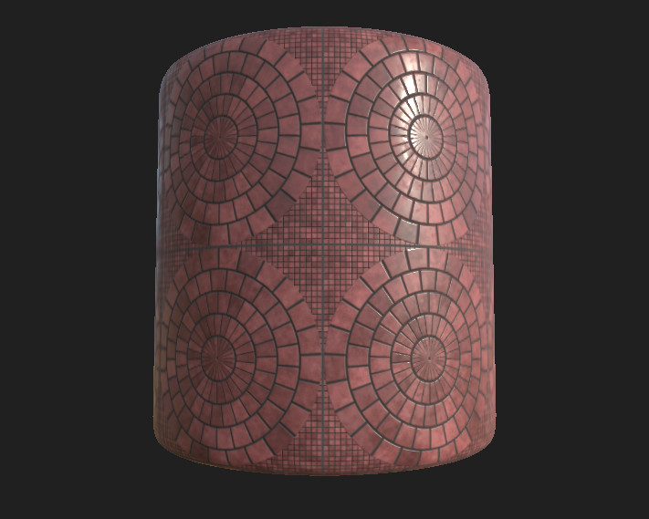 ArtStation - Circular tile floor. | Resources