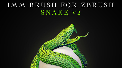 IMM Brush «Snake» V2 for Zbrush