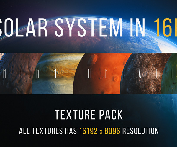 solar system textures