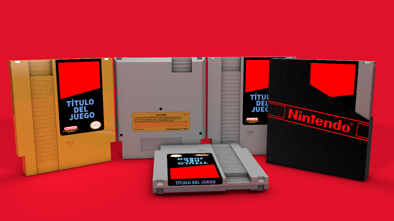 ArtStation - NES Cartridge - Free Download | Resources
