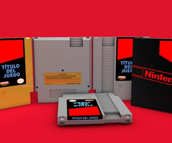 ArtStation - NES Cartridge - Free Download | Resources